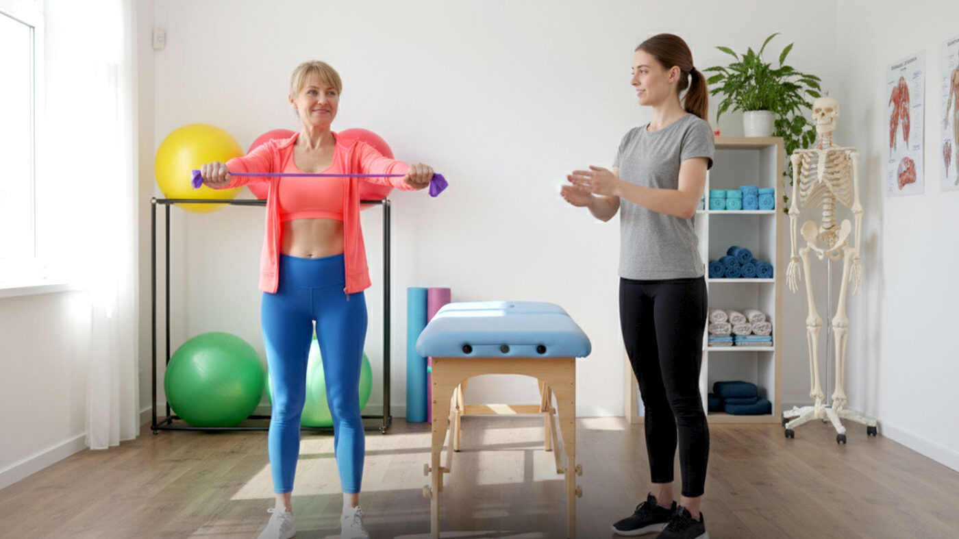 Patient receiving personalized physiotherapy treatment at a trusted clinic near me in the GTA